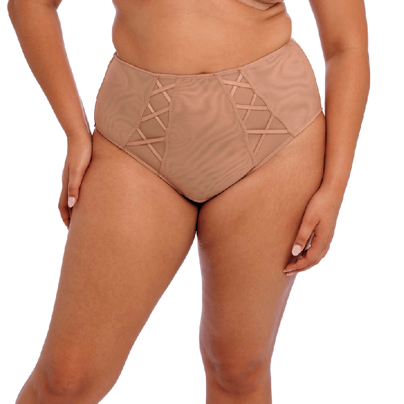 Slip Vita Alta Elomi Sachi Cafe au lait - Intimo Curvy Coordinato