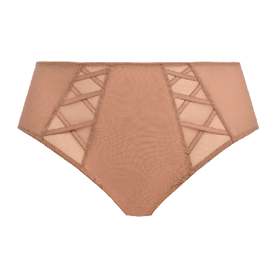 Slip Vita Alta Elomi Sachi Cafe au lait - Intimo Curvy Coordinato