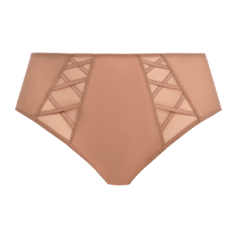 Slip Vita Alta Elomi Sachi Cafe au lait - Intimo Curvy Coordinato