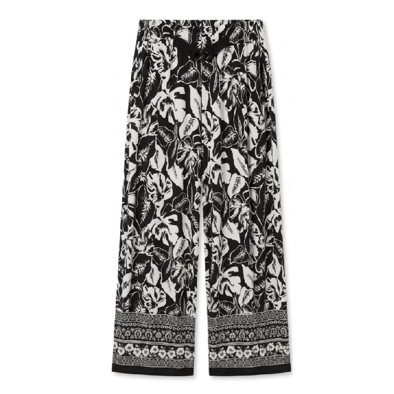 Pantalone palazzo Janira Paradise in viscosa